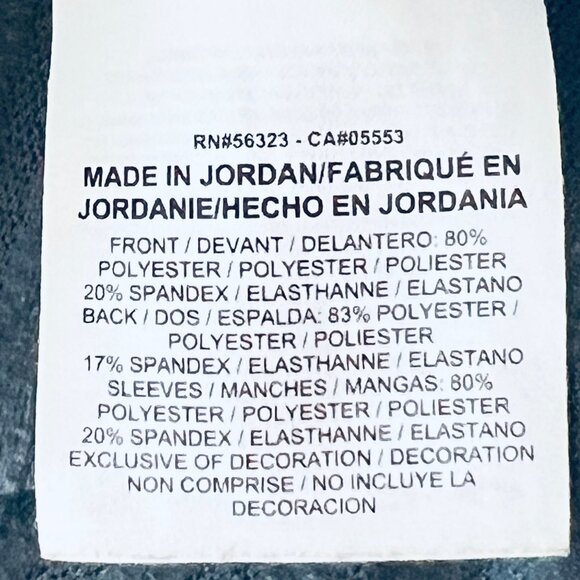 Nike Dri-Fit Women's Heather Gray Long Sleeve Stretch Athletic Top Size Large - Picture 7 of 9